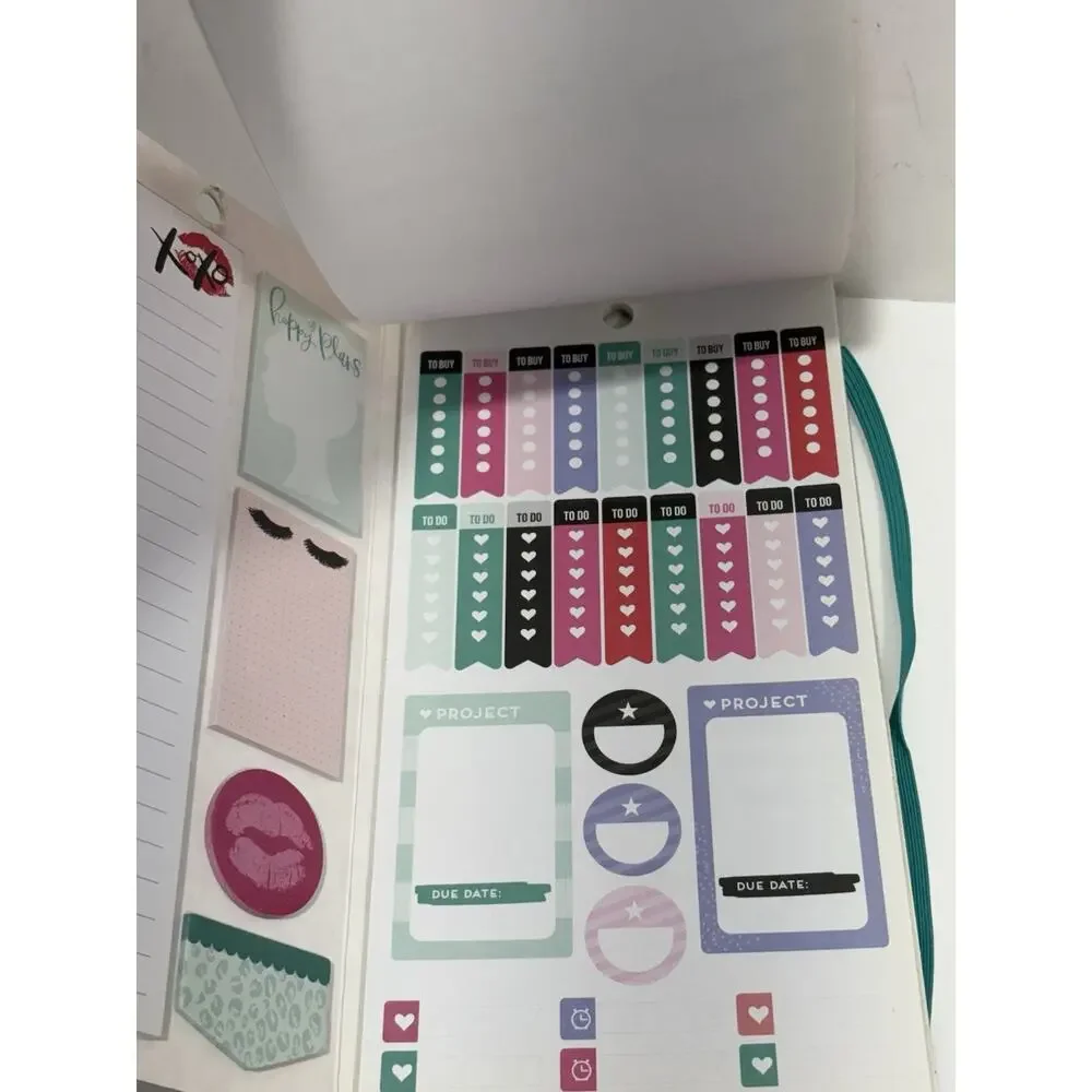 MAMBI The Happy Planner GLAM GIRL Accessory Book - 636 Pieces‎ NEW Read Descript